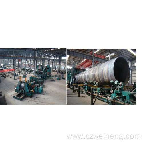 GB Q195 Q235 Q345 ssaw spiral welded steel pipe for oil and gas manufacturing